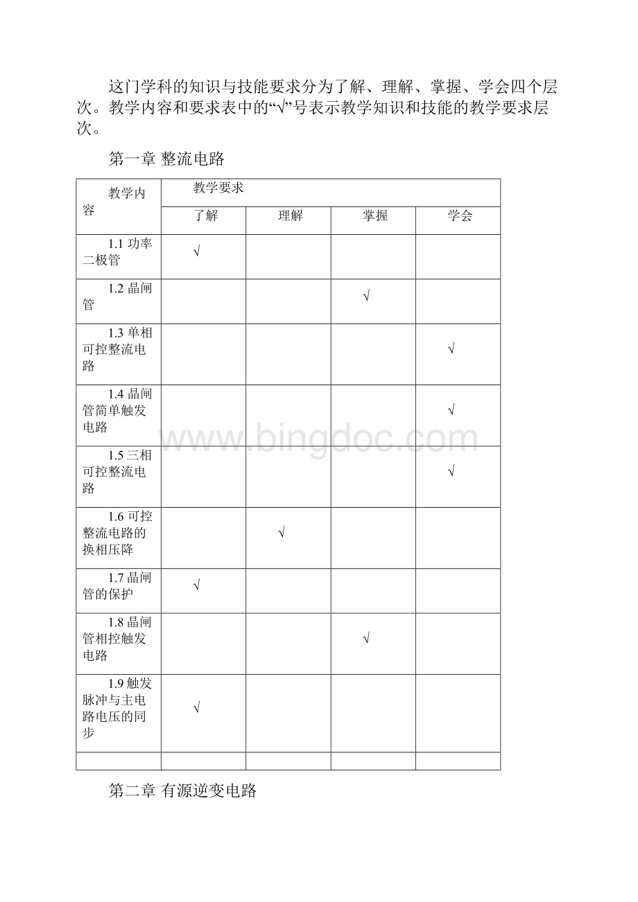 《电力电子技术》课程标准完整版资料Word文档格式.docx_第3页