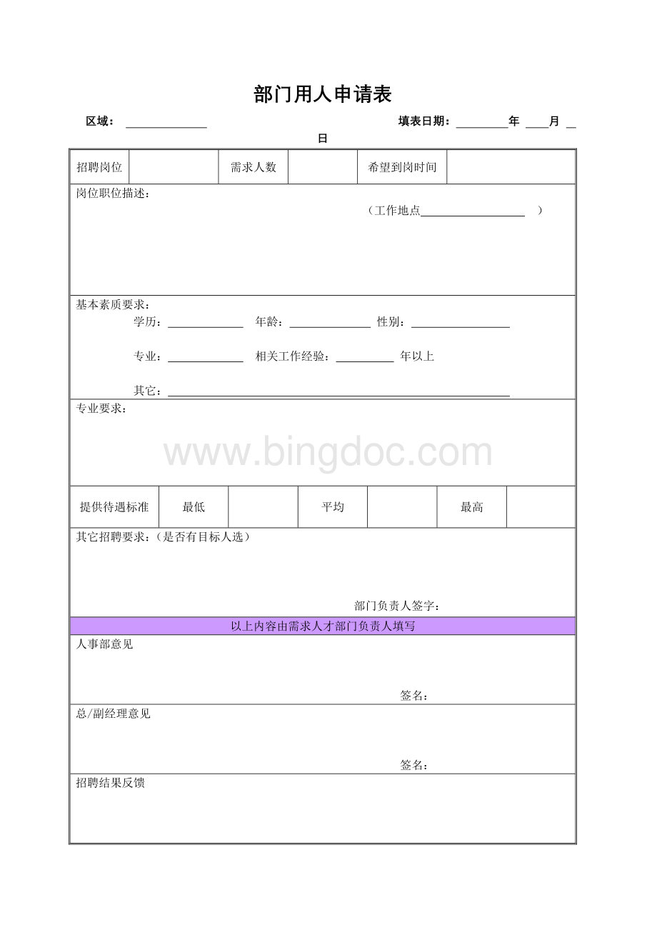 人事制度表格Word格式文档下载.doc