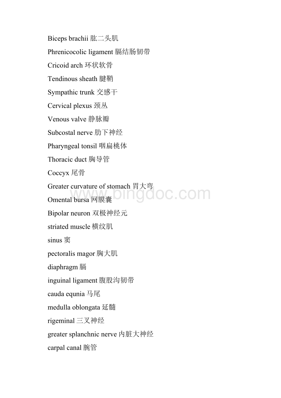 医学专业英语单词汇总Word文件下载.docx_第2页