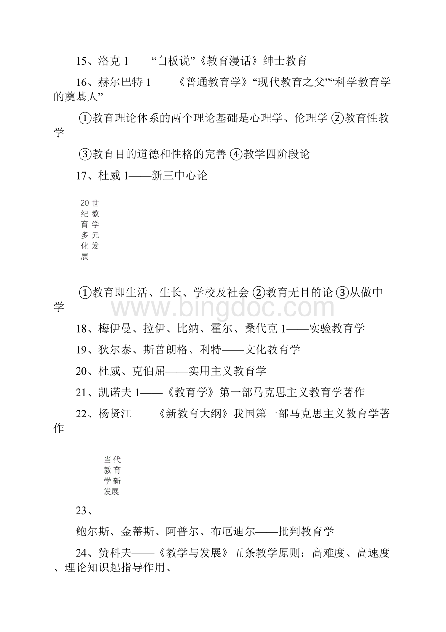 教育学心理学教育心理学人物表参照山香Word格式.docx_第3页