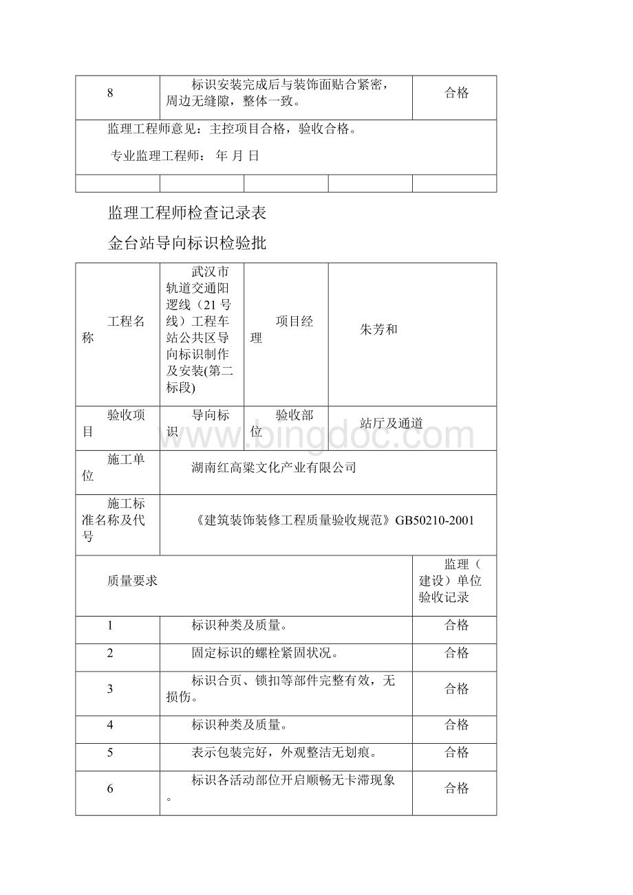 监理工程师检查记录表完整.docx_第2页