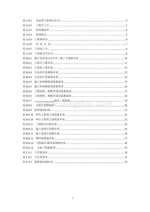 建设工程监理规范表格GB50319-2013.doc