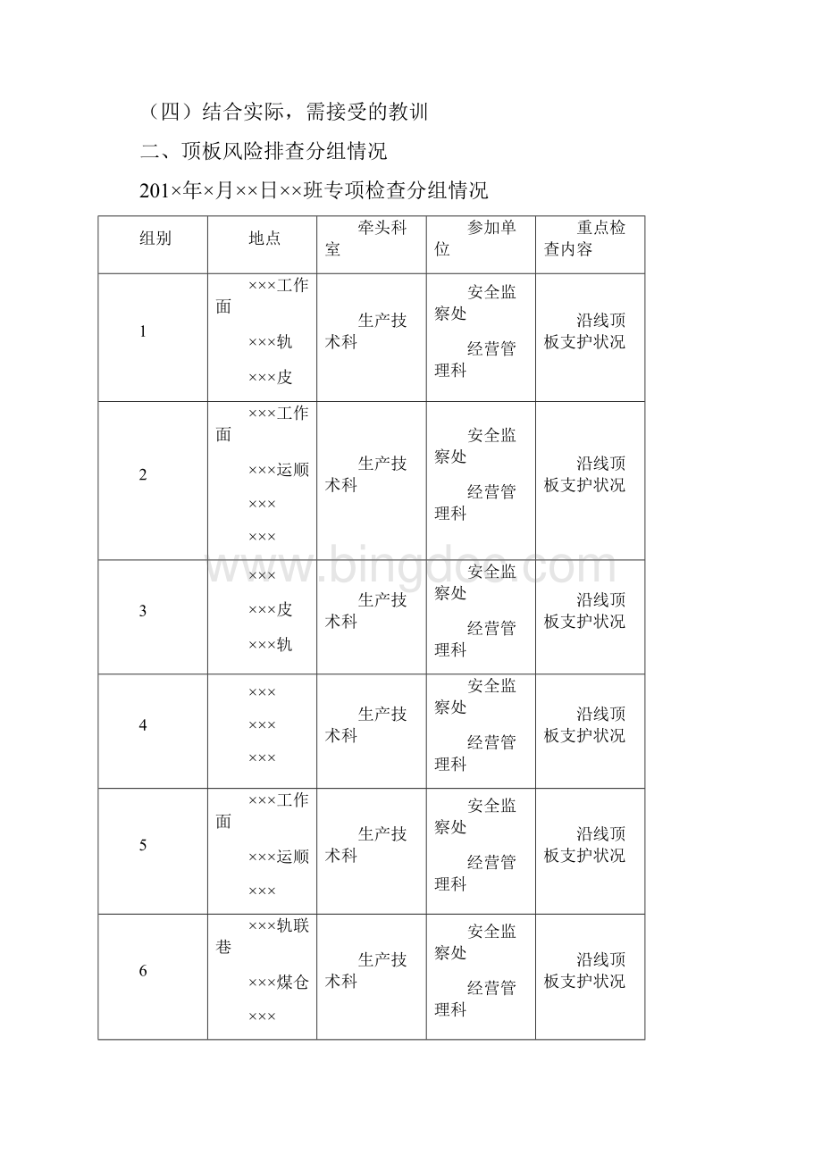 顶板事故专项辨识报告.docx_第3页