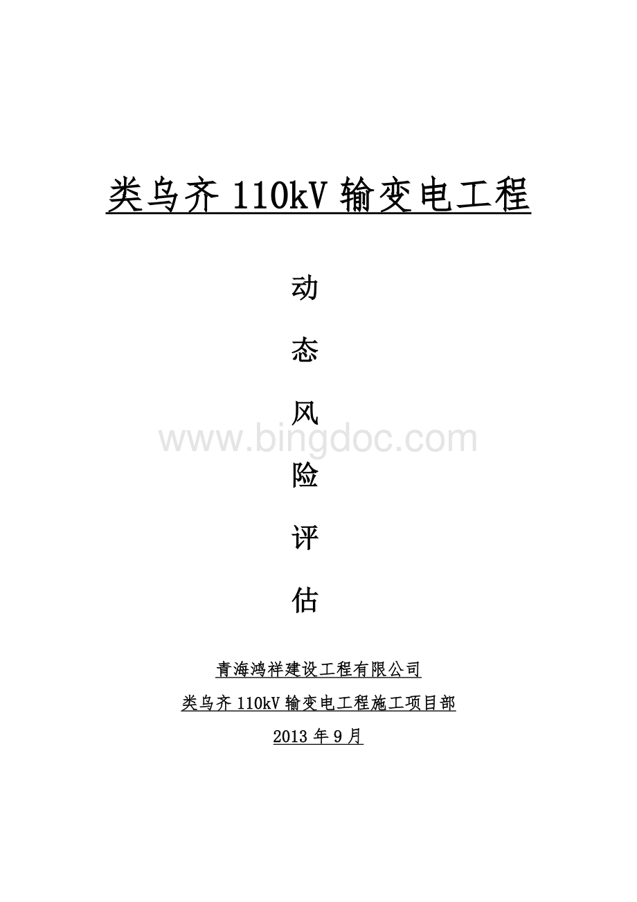 动态风险评估报审.doc_第1页