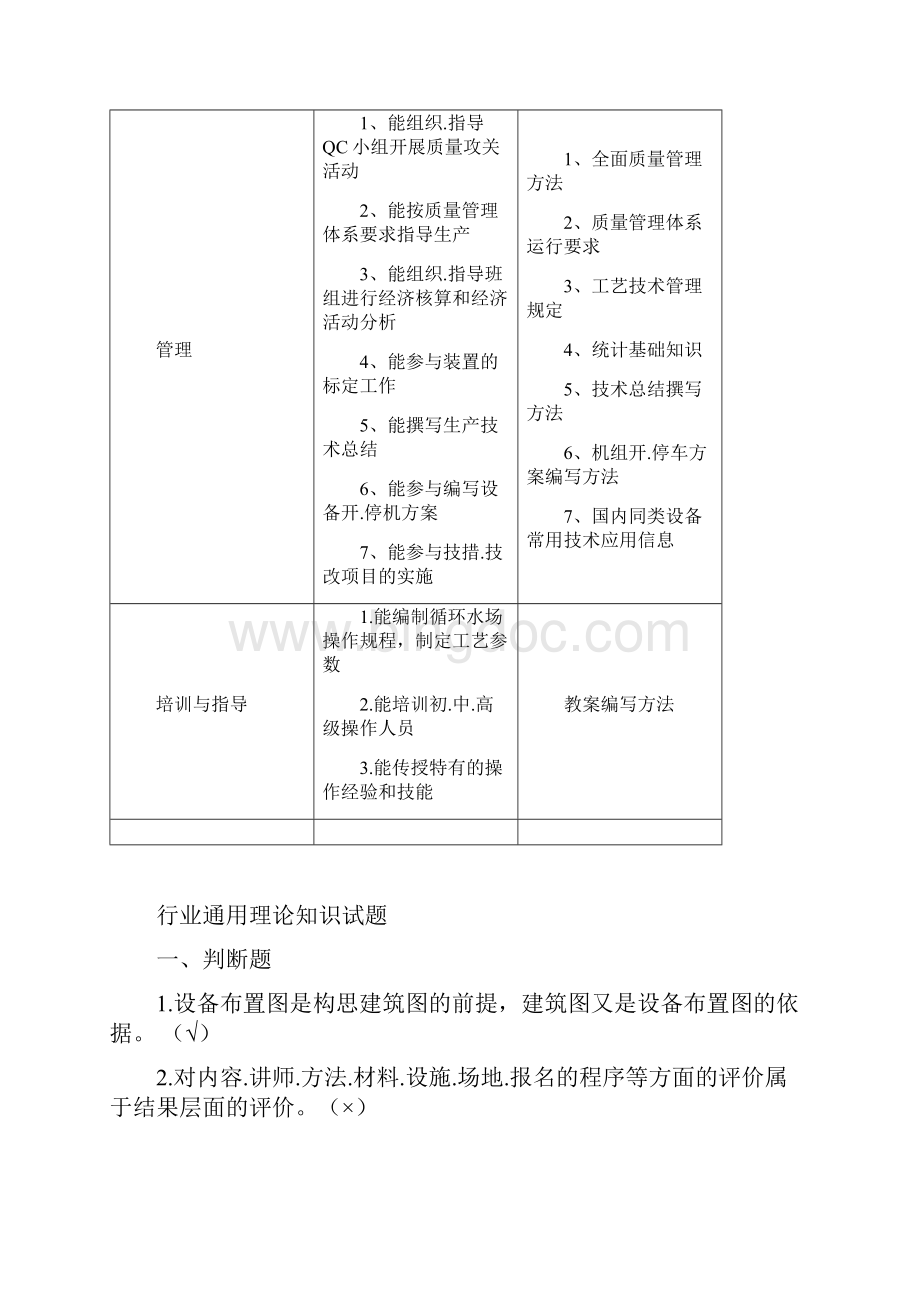 循环水处理工试题库技师高级技师Word文档格式.docx_第3页