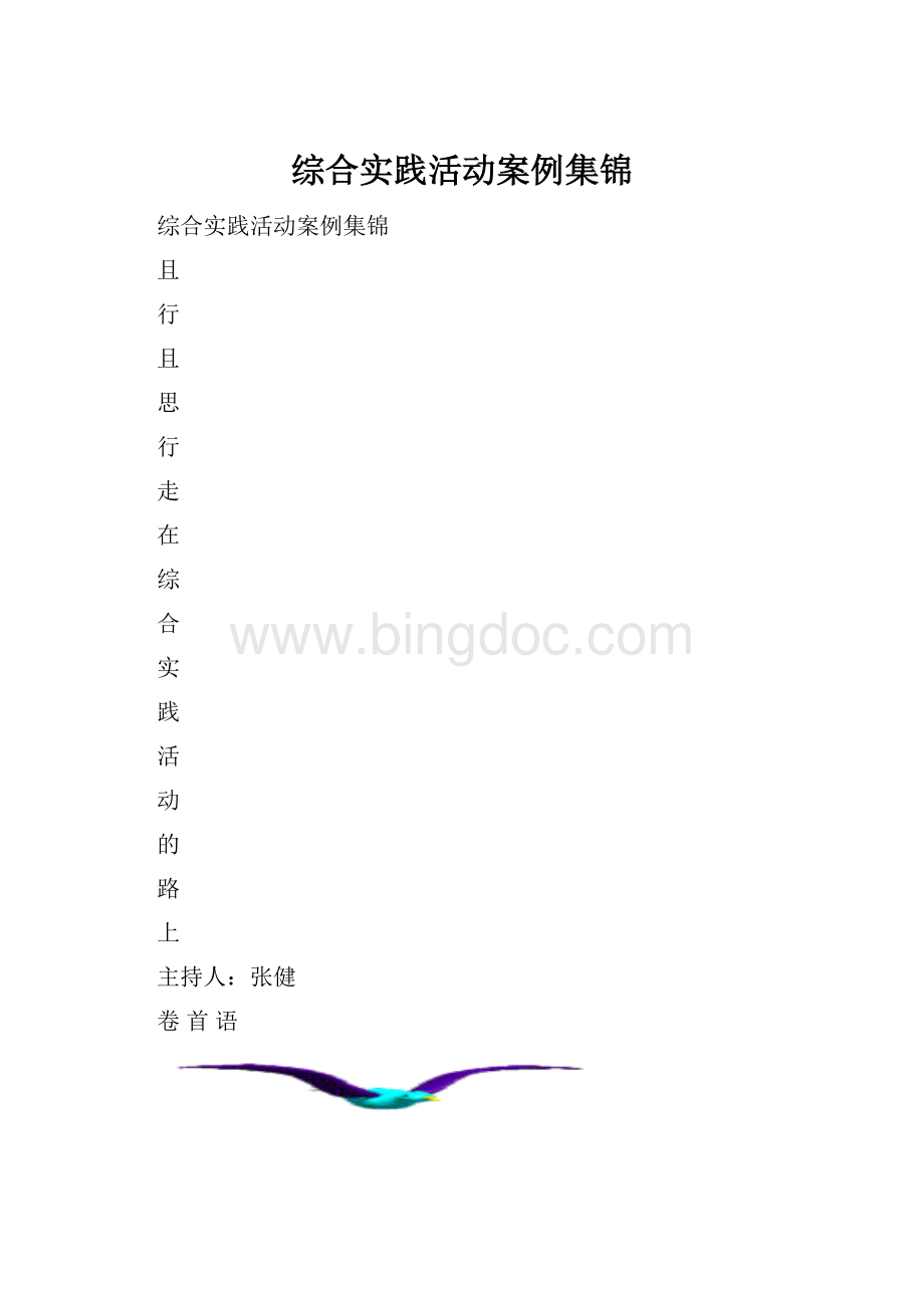 综合实践活动案例集锦Word格式.docx_第1页