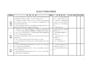 安全生产标准化考核表.doc