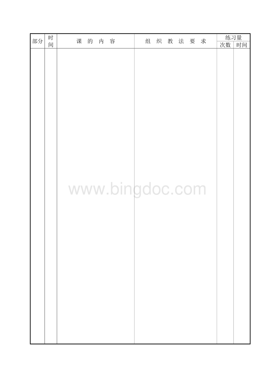 体育课教案(空表格)Word文档格式.doc_第3页