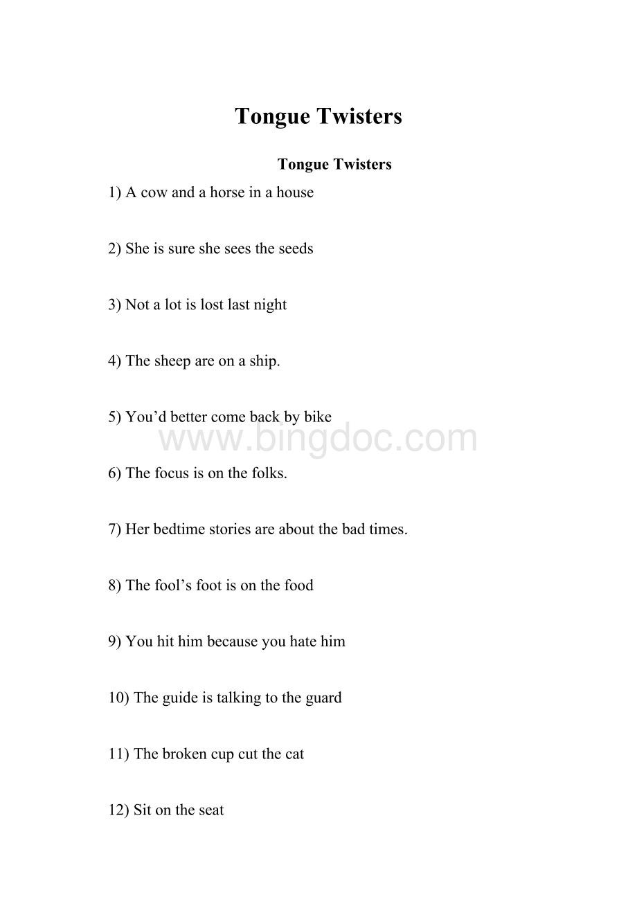 Tongue Twisters.docx_第1页