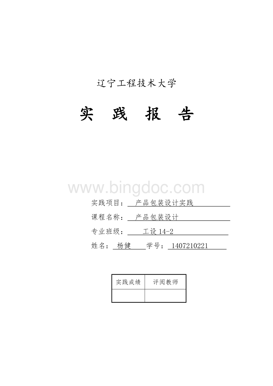 茶叶包装设计实践报告Word文档格式.docx