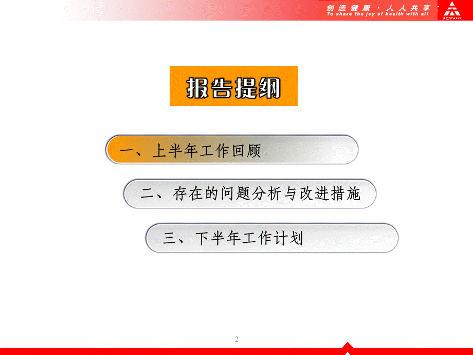 半年度工作总结下半年工作计划ppt模板.ppt_第2页