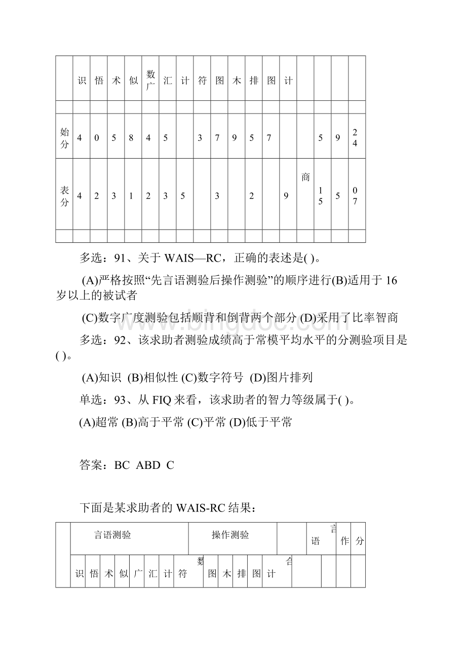 三级心理测验真题及答案解读.docx_第3页