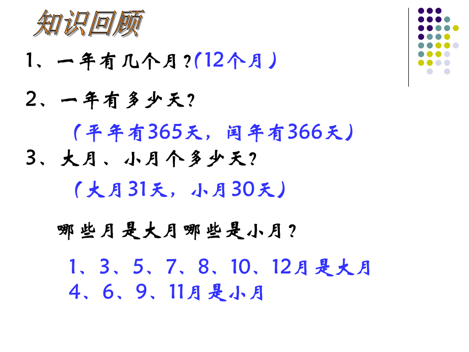 人教版三年级数学《年月日》整理和复习PPT.ppt_第2页