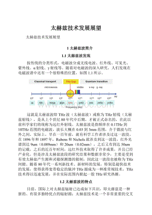 太赫兹技术发展展望Word格式.docx