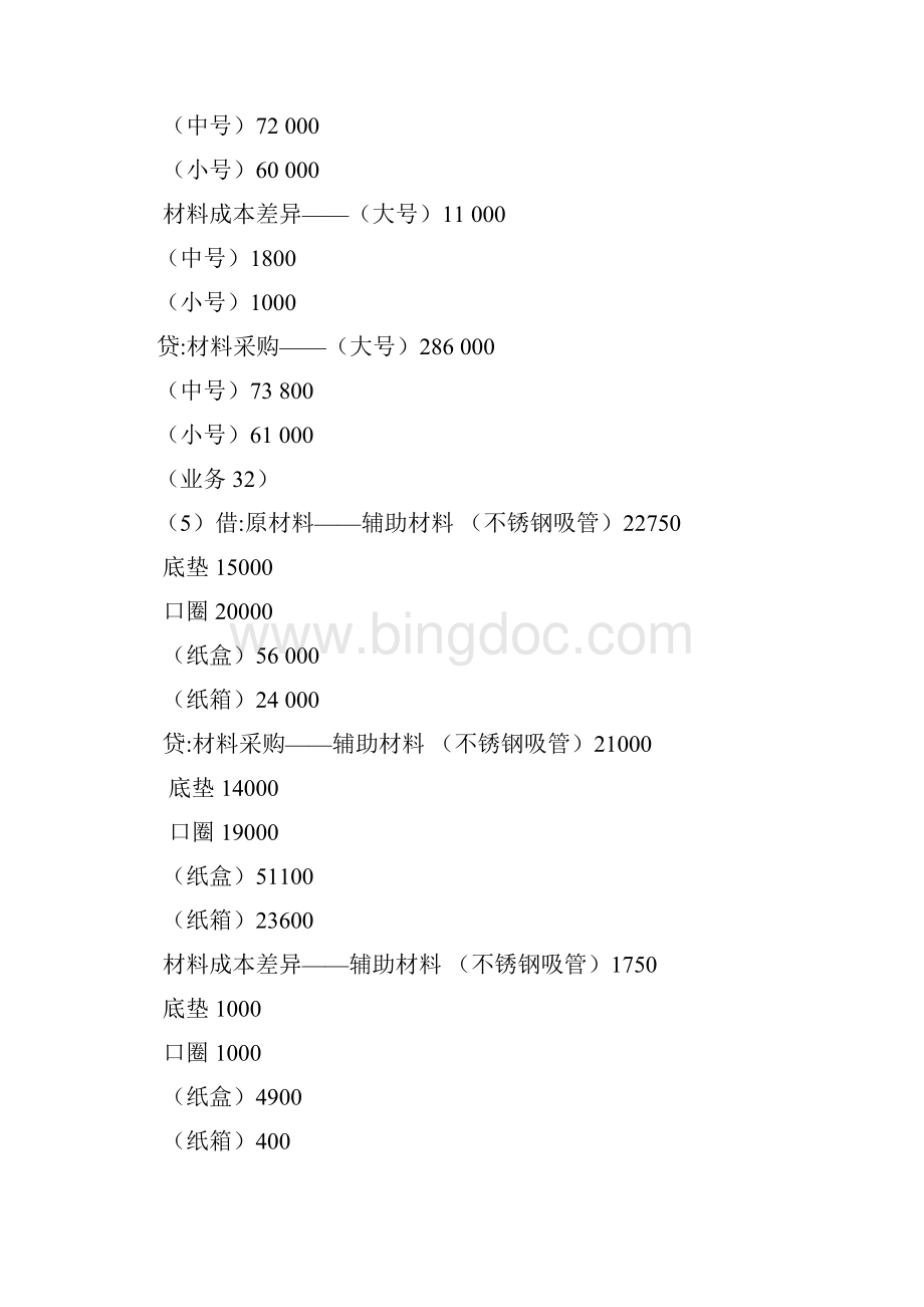 新编会计模拟实习工业企业分册第七版84106答案.docx_第2页