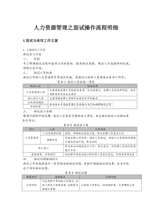 人力资源管理之招聘流程明细Word下载.docx