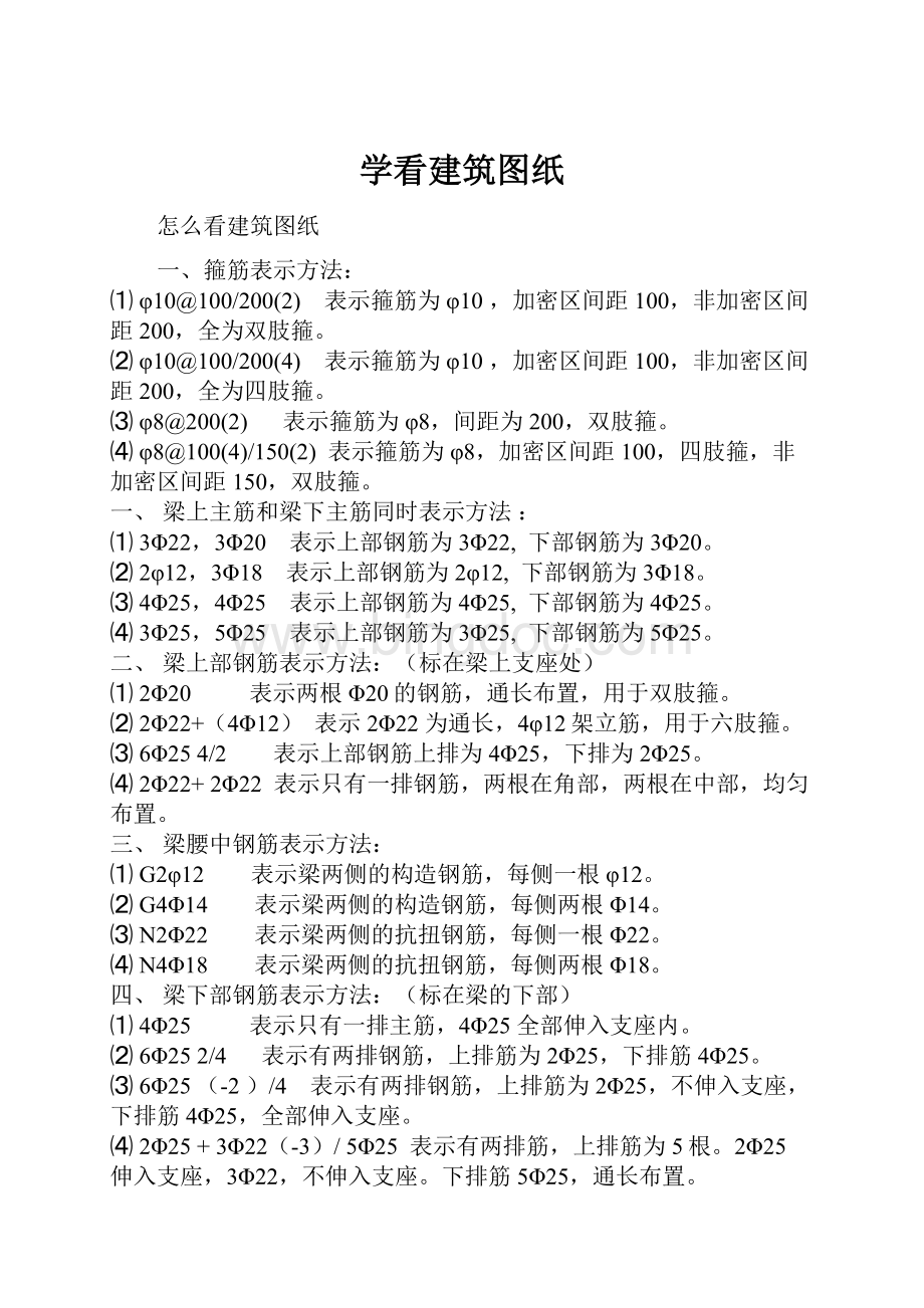 学看建筑图纸Word下载.docx_第1页