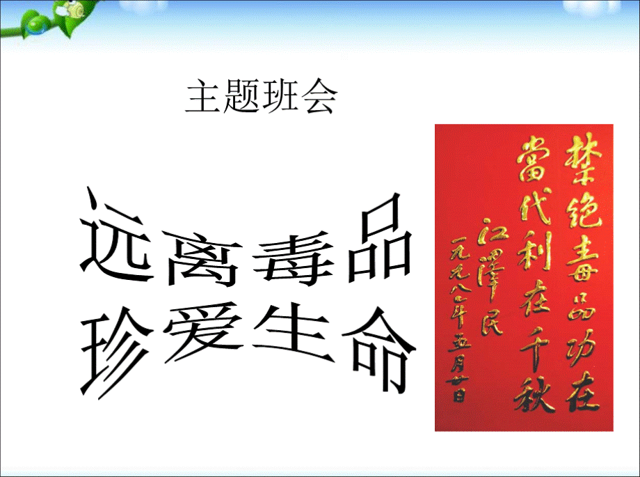 主题班会《远离毒品-珍爱生命》PPT.ppt_第2页