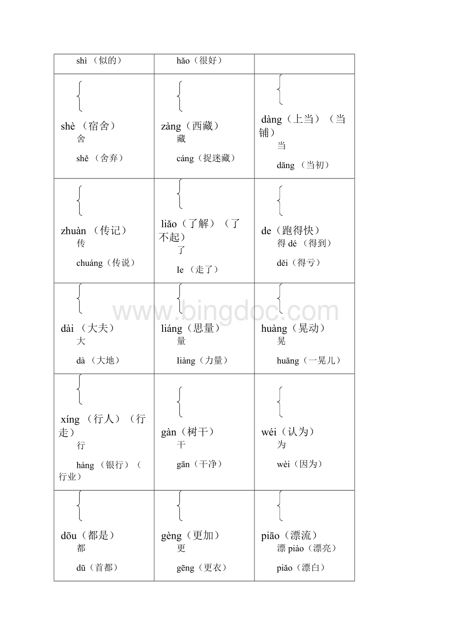 北师大版二年级上册语文期末复习资料.docx_第2页