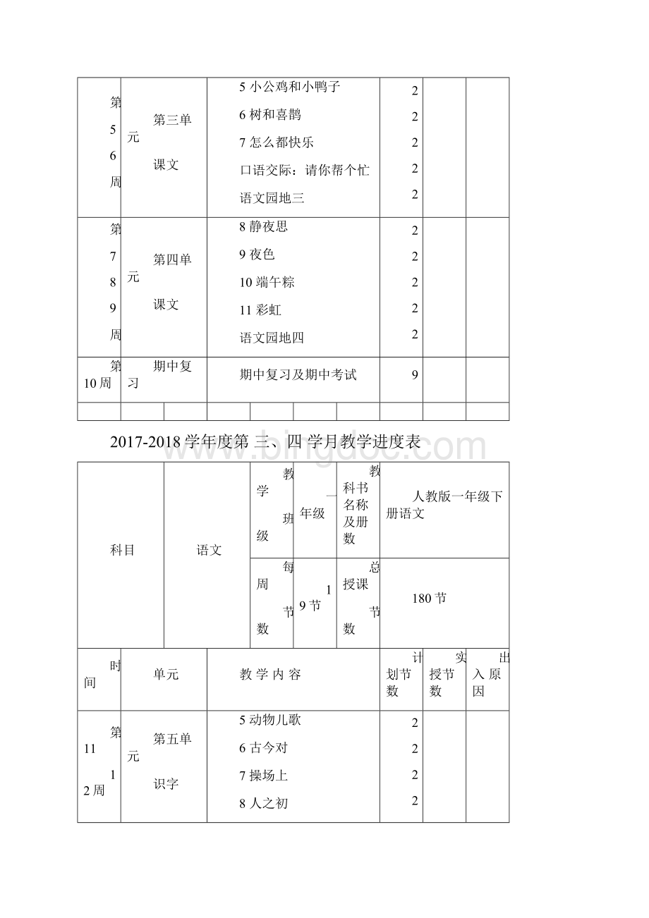 新版人教版一年级下册语文全册教案教学设计最新修订.docx_第3页