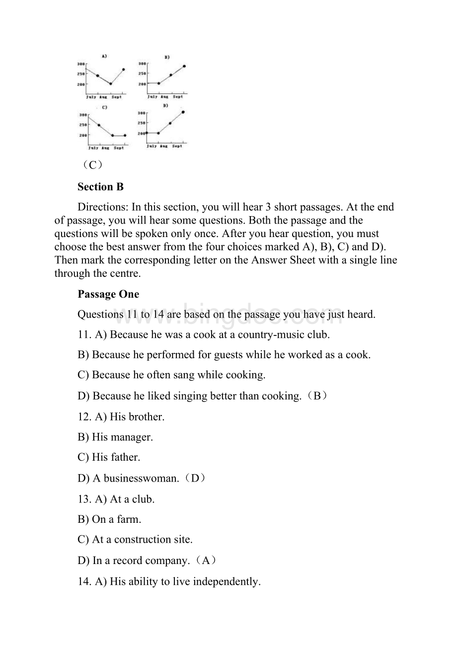 1996年英语六级真题及答案.docx_第3页