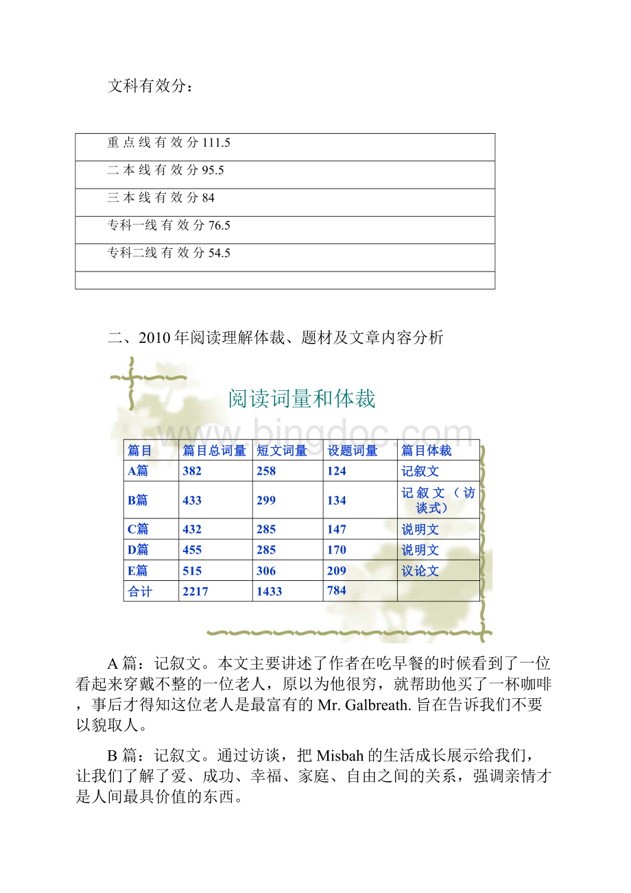 重庆高考试题阅读理解分析及复习建议.docx_第2页