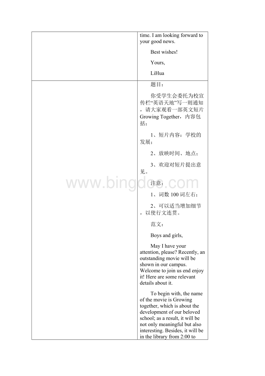 高考全国各卷英语书面表达作文范文完整版docWord下载.docx_第2页