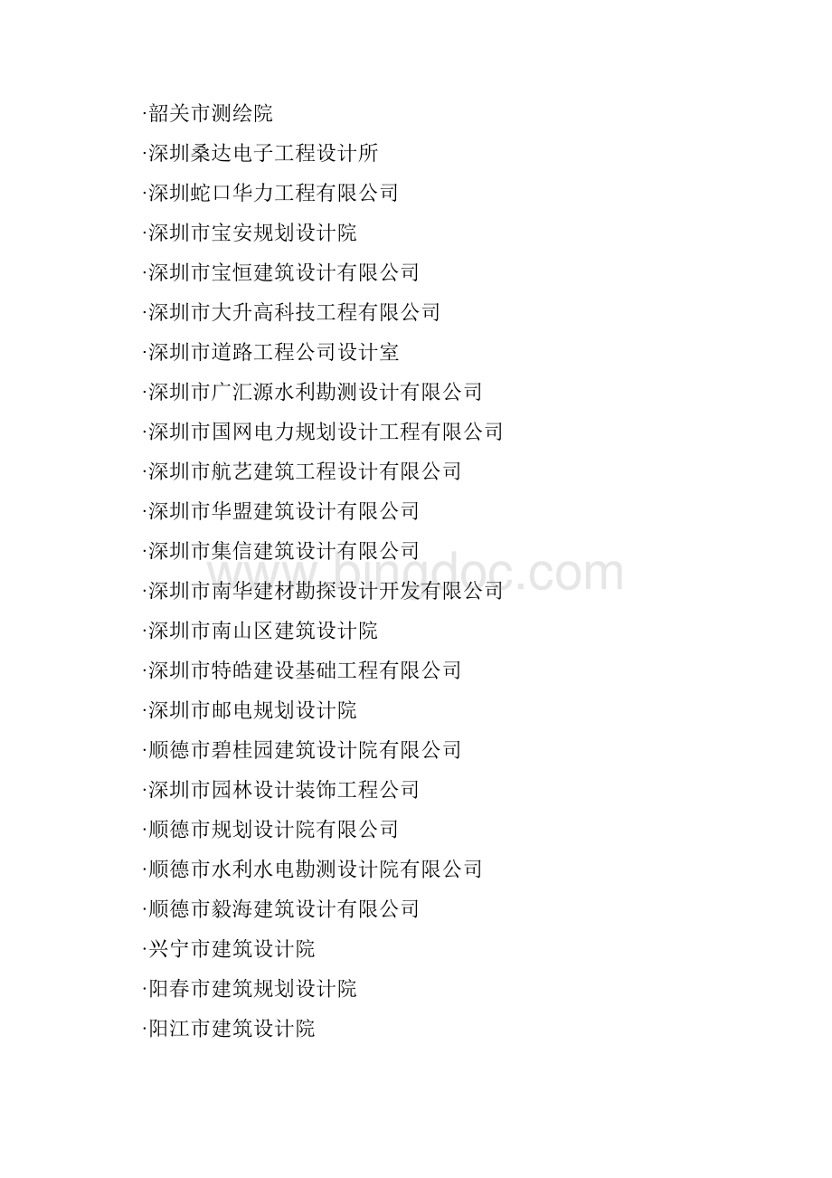 中国设计单位名录建筑设计院名录.docx_第3页