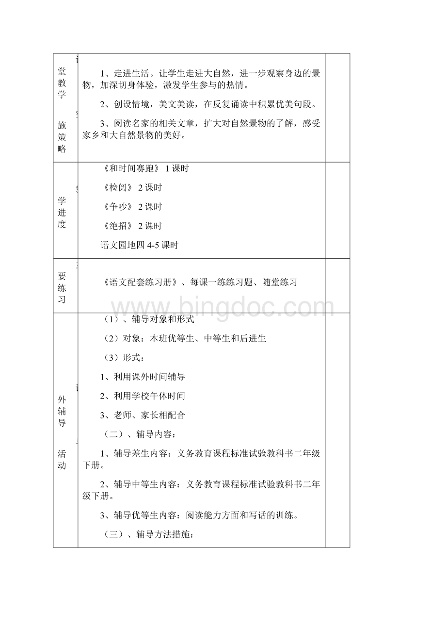 人教版小学三年级语文下册第四单元集体备课活动记录Word格式.docx_第3页