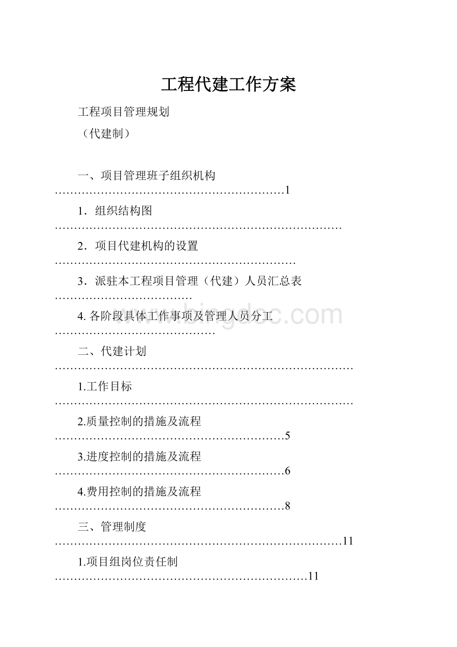 工程代建工作方案.docx