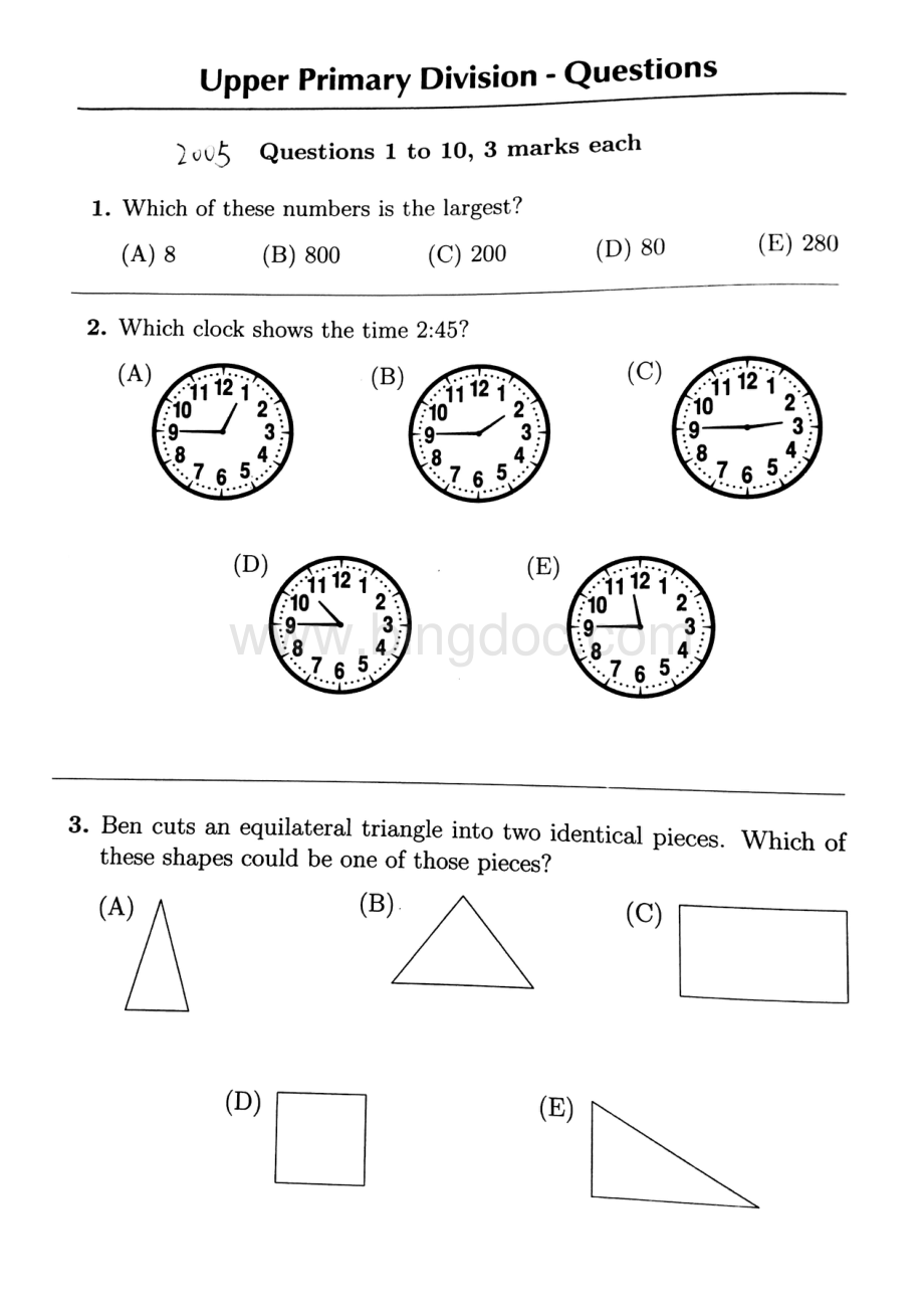 澳大利亚数学竞赛高段试卷资料下载.pdf_第1页