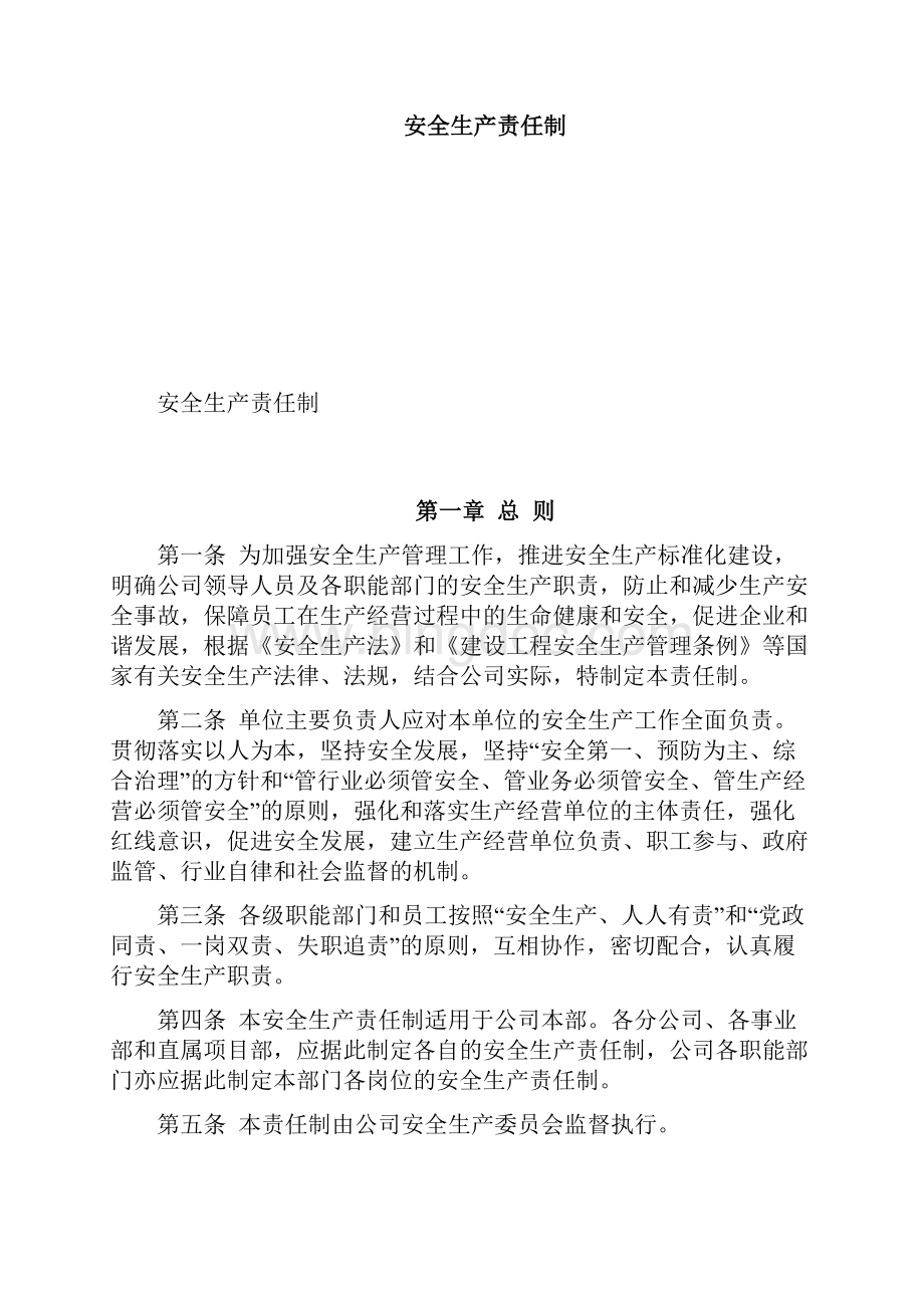 各岗位及员工岗位安全责任制.docx_第2页