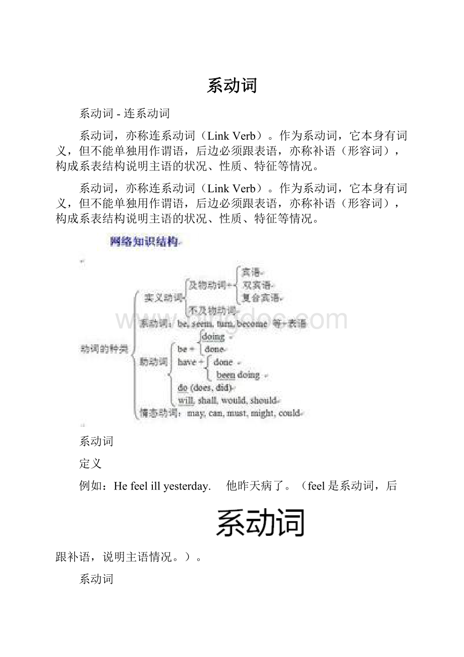 系动词Word格式.docx_第1页