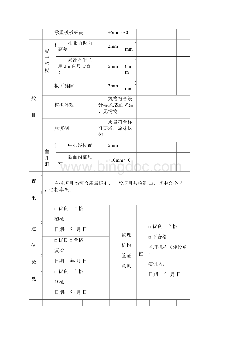 混凝土结构验收表.docx_第2页