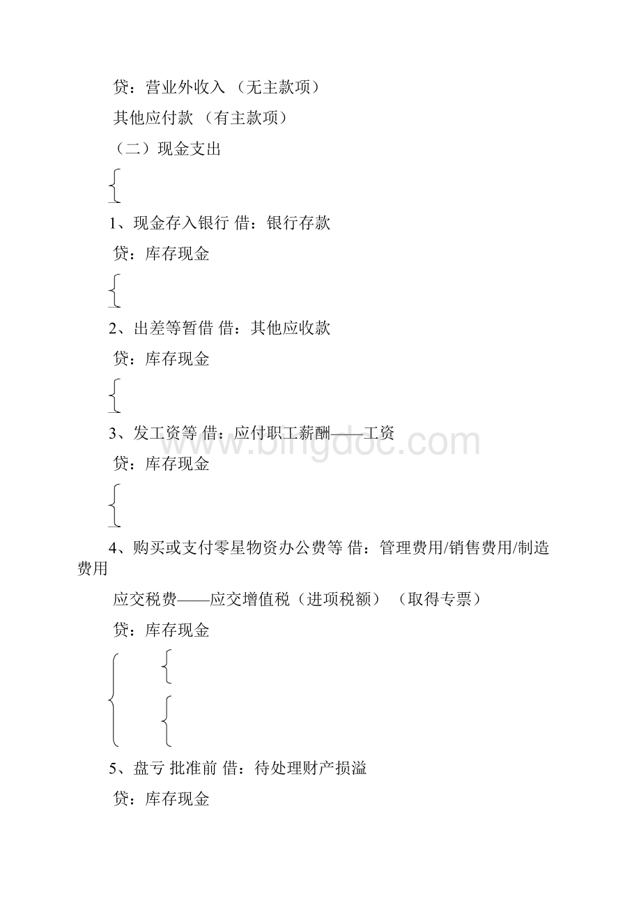 会计基础会计分录汇总.docx_第2页