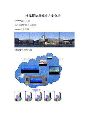 液晶拼接屏解决方案分析Word文档下载推荐.docx