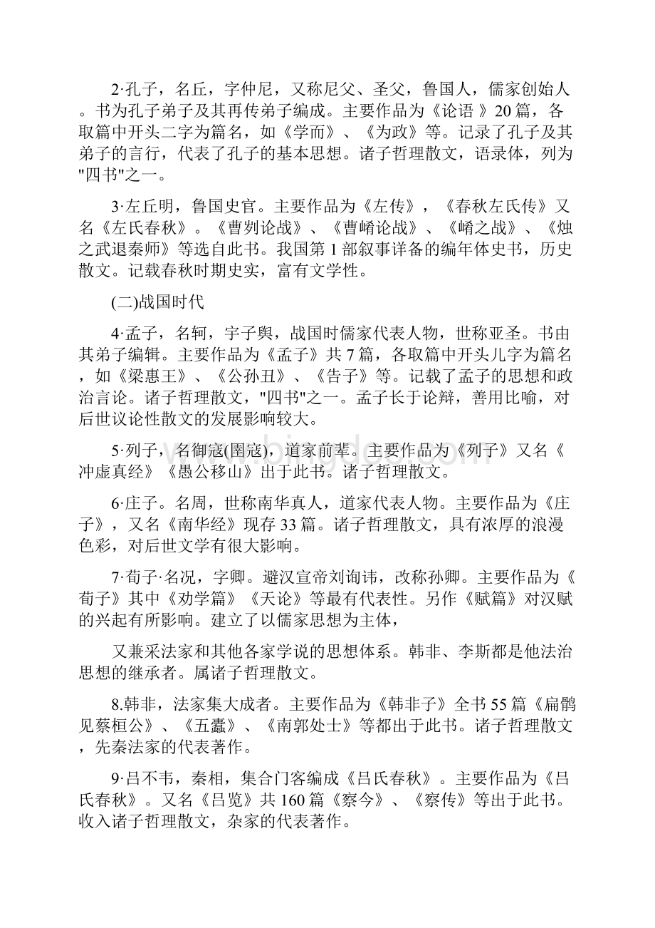 事业单位考试 文学基础知识Word格式.docx_第2页