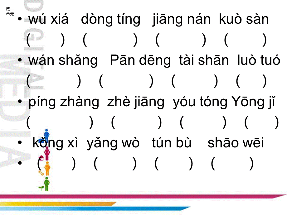 人教版小学四年级语文下册总复习(字词篇)优质PPT.ppt_第2页