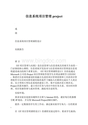 信息系统项目管理project.docx