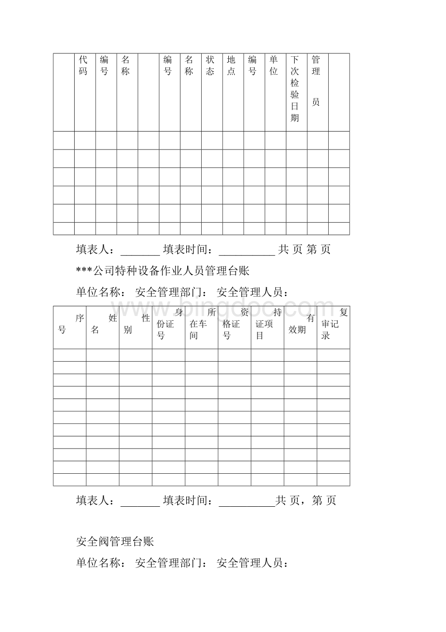 特种设备管理台账文档格式.docx_第3页