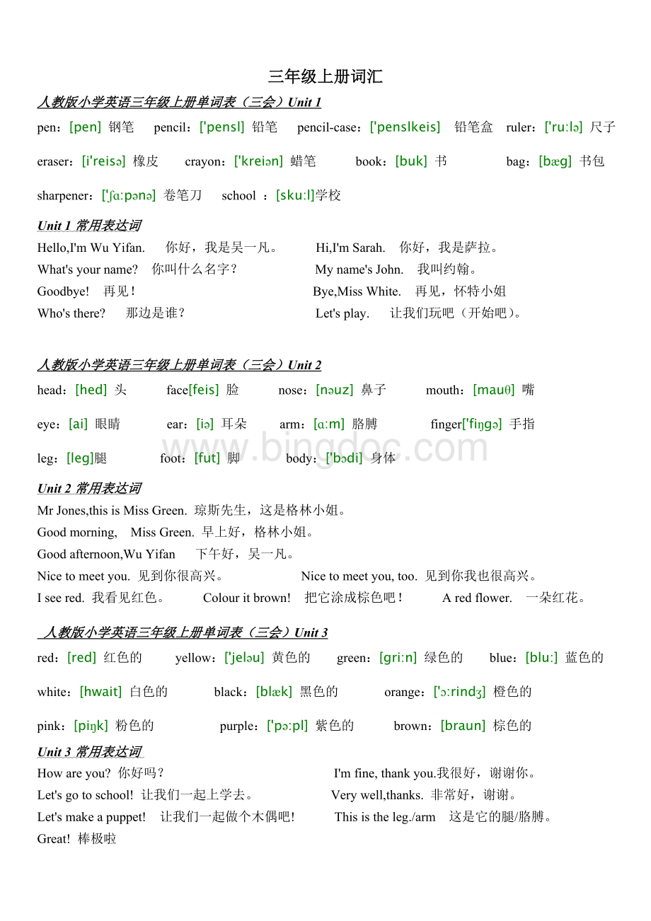 人教版小学3-6年级英语单词表.doc_第1页