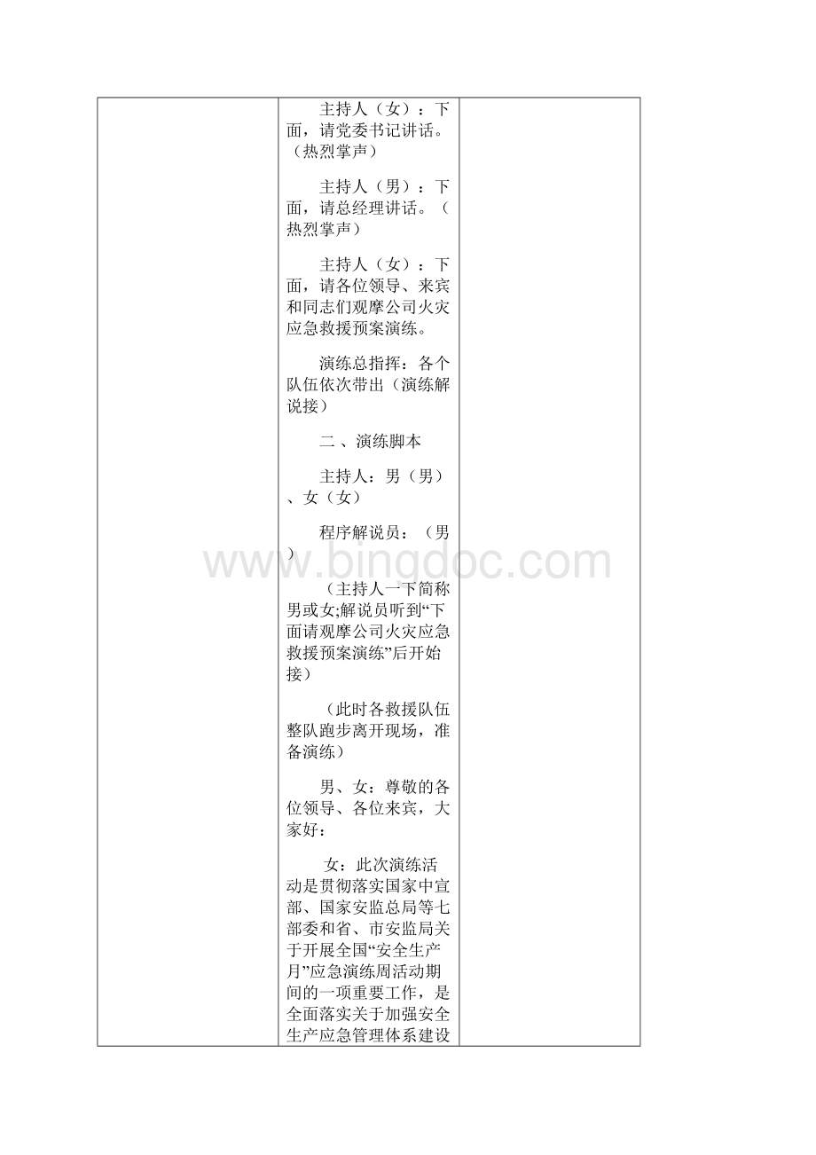 矿井火灾应急预案演练脚本.docx_第2页