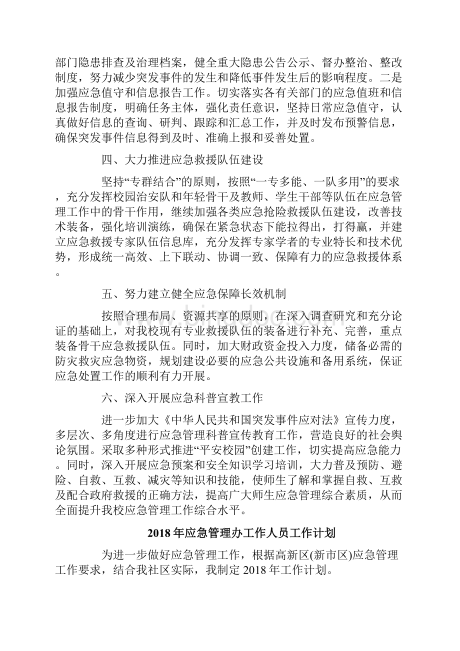 应急管理办工作人员工作计划.docx_第3页