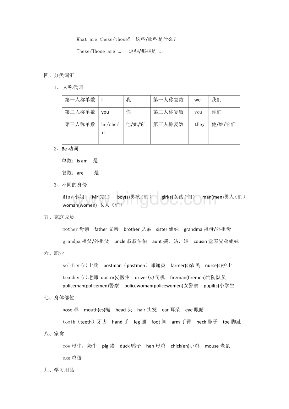 2018湘少版小学英语知识点汇总Word文档格式.docx_第3页