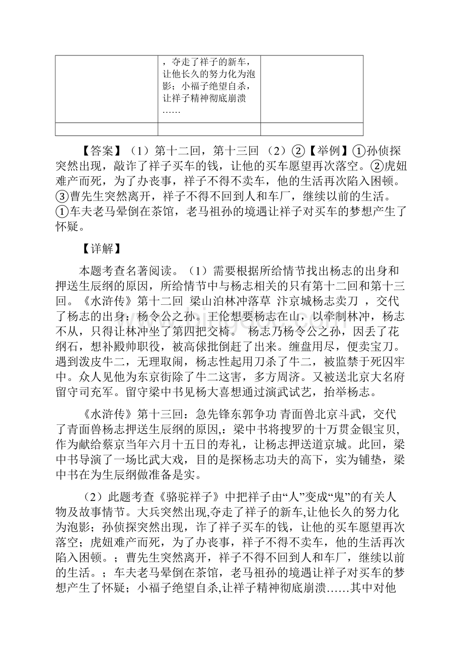 专题06名著阅读任务型阅读解析版备战中考语文之积累与运用新题型专练全国通用Word格式文档下载.docx_第2页