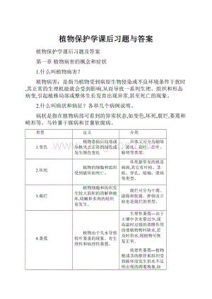 植物保护学课后习题与答案Word文件下载.docx