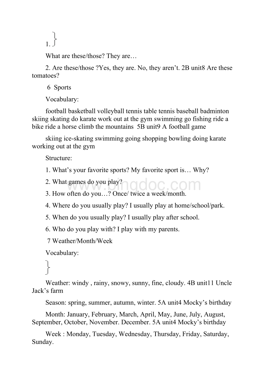 六年级词汇语法总结.docx_第3页