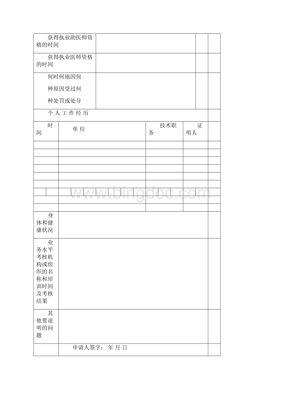 执业医师注册申请表.docx_第3页