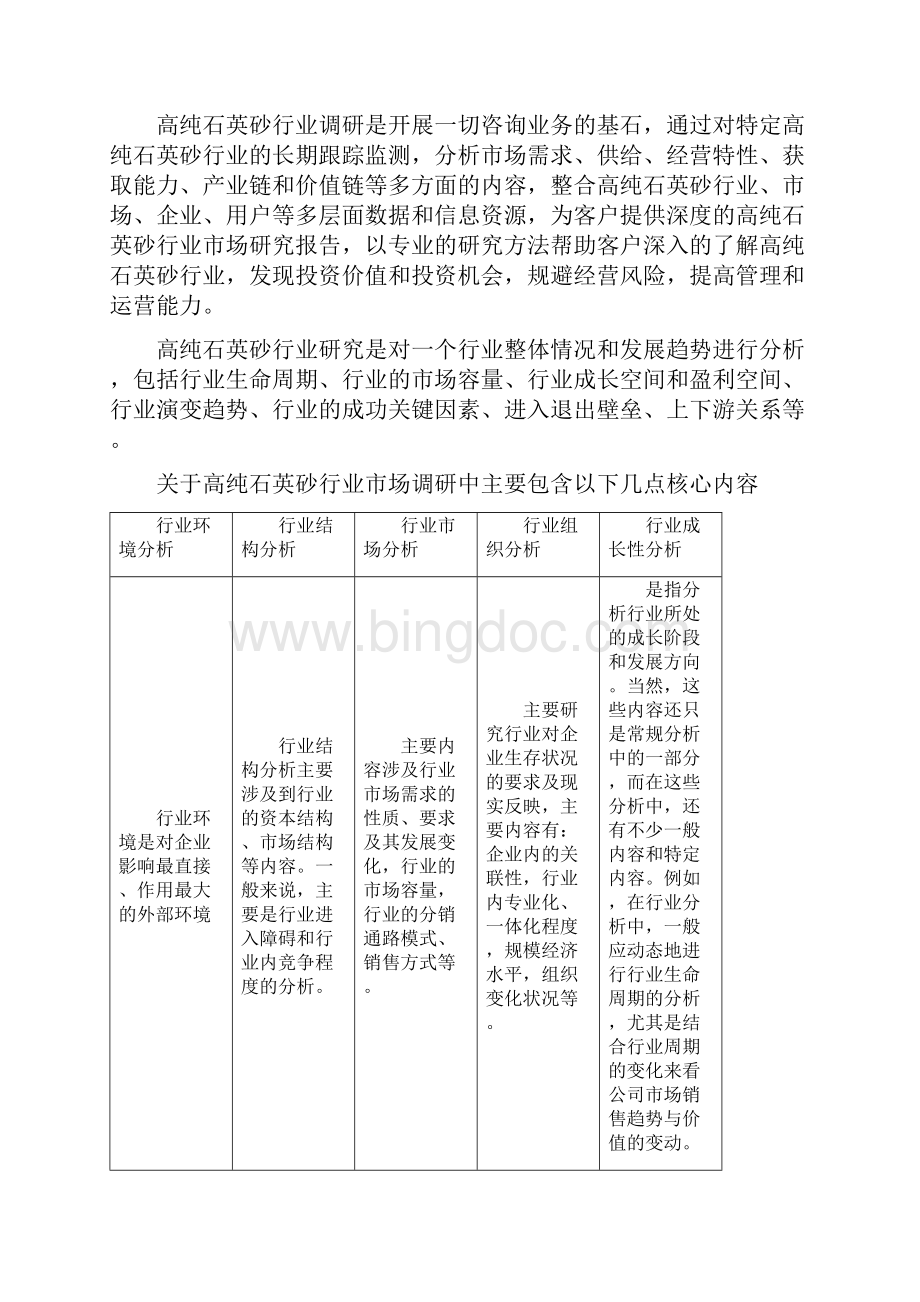 中国高纯石英砂行业调研及未来五年投资方向分析报告.docx_第2页
