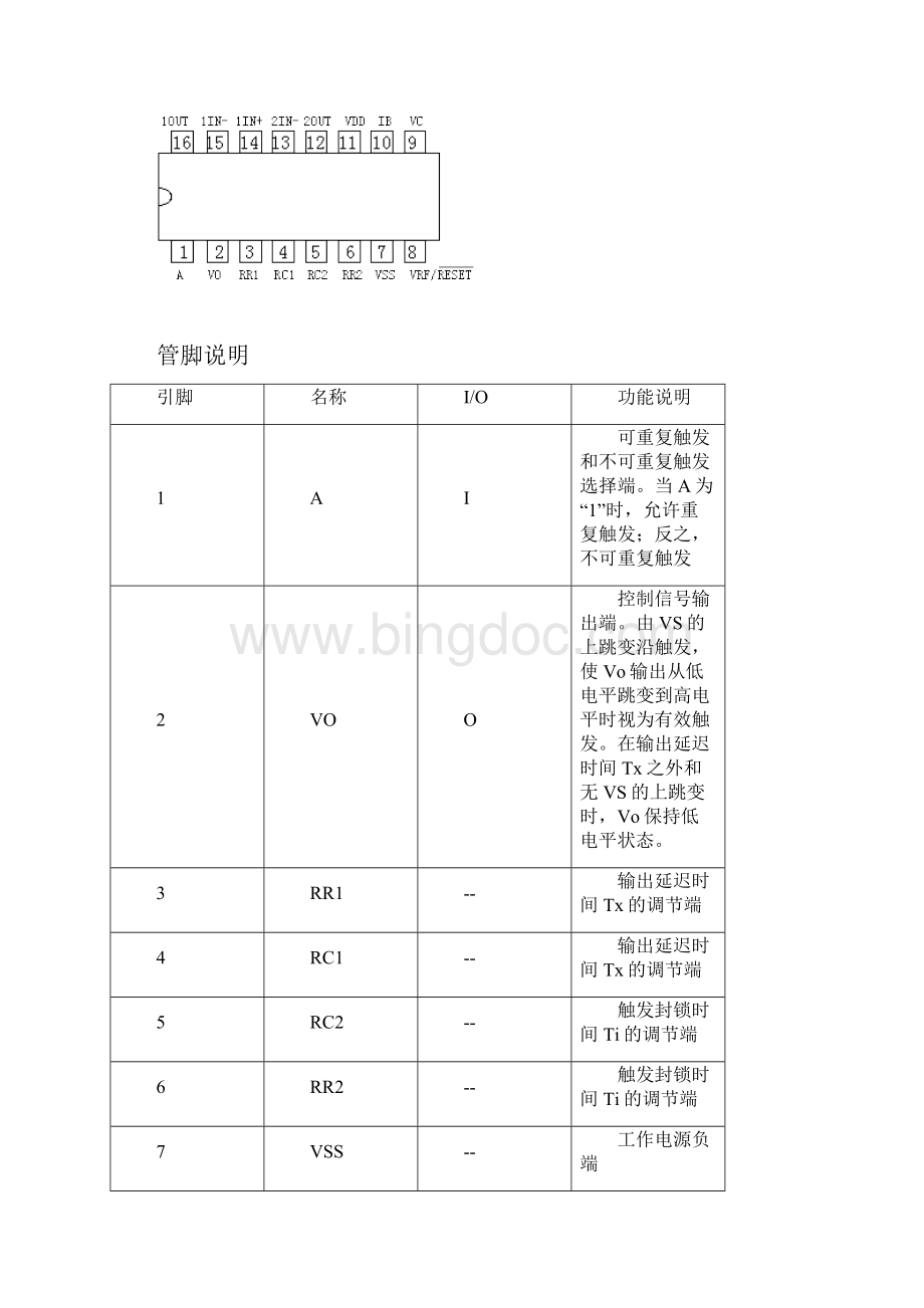 红外热释电处理芯片BISS0001.docx_第2页